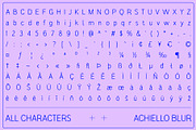 Achiello Blur, a Sans Serif Font by Craft Supply Co. (Thumbnail 8 of 8)