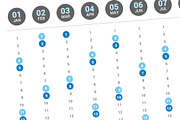 Calendar 2020 Vertical Design, a Stationery Template by WORAKAMON Design Studio (Thumbnail 3 of 3)