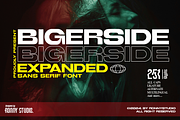 Bigerside Modern Expanded Sans Serif, a Sans Serif Font by Ronny Studio (Thumbnail 1 of 9)