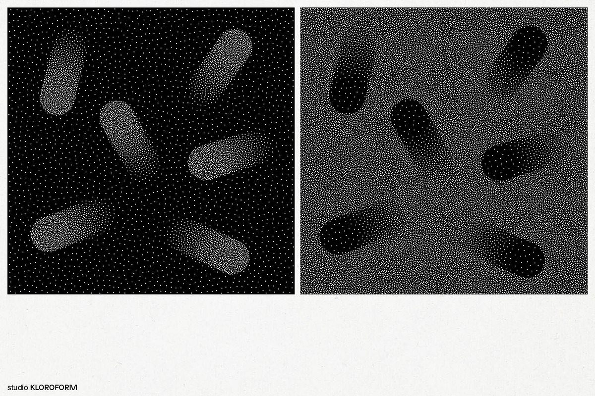 Stipple 2 - 100 dotted objects, an Object Graphic by kloroform (Photo 15 of 21)