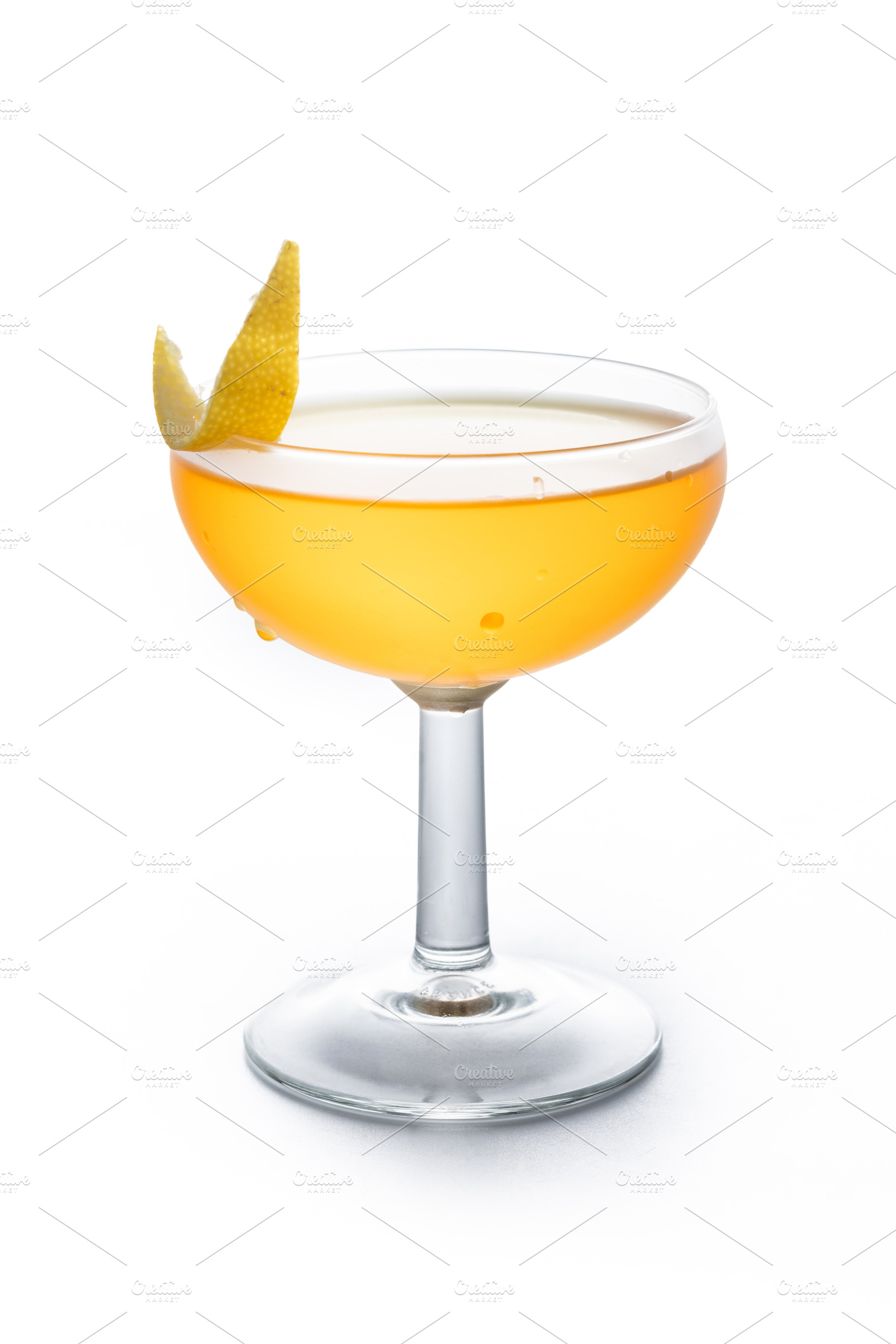 Paper plane cocktail isolated on white background, a Food & Drink Photo by etorres69