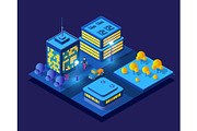 Isometric ultra city concept, a Technology Illustration by AlexZeL (Thumbnail 1 of 5)