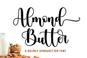 Almond Butter, a Handwritten Font by Mozatype (Thumbnail 1 of 7)