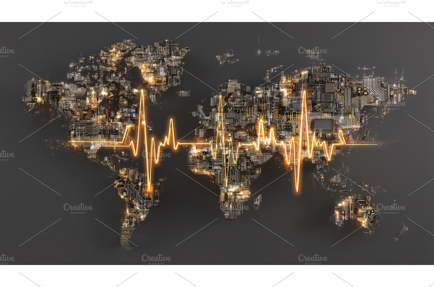 A detailed 3D rendering showcases a, a Technology Photo by ZinetroN