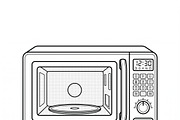 Bundles Minimal Kitchen Icons, an Outline Icon by adenpinkstore (Thumbnail 7 of 22)