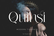Quinsi Modern Typeface, a Serif Font by Penatic Studio (Thumbnail 1 of 10)