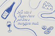 Italian Dinner Illustrations, a Food Illustration by Caroline Holm Design (Thumbnail 3 of 3)