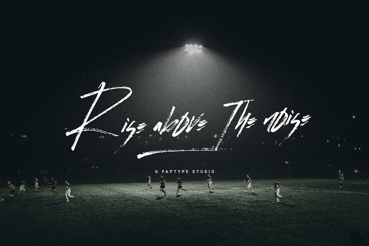 Malevolent Brush | Handwritten Brush, a Handwritten Font by Ardana Creative (Photo 6 of 14)