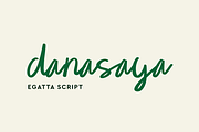 Egatta Script Font, a Script Font by Artiveko (Thumbnail 5 of 10)