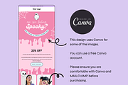 Halloween Mailchimp Email Newsletter, an Email Template by The Pixel Palace (Thumbnail 5 of 9)