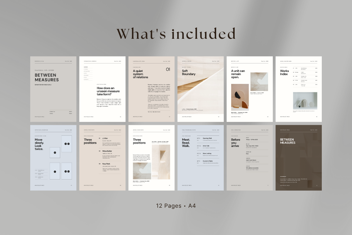 Contemporary Art Exhibition Catalog, a Magazine Template by batang (Photo 2 of 4)