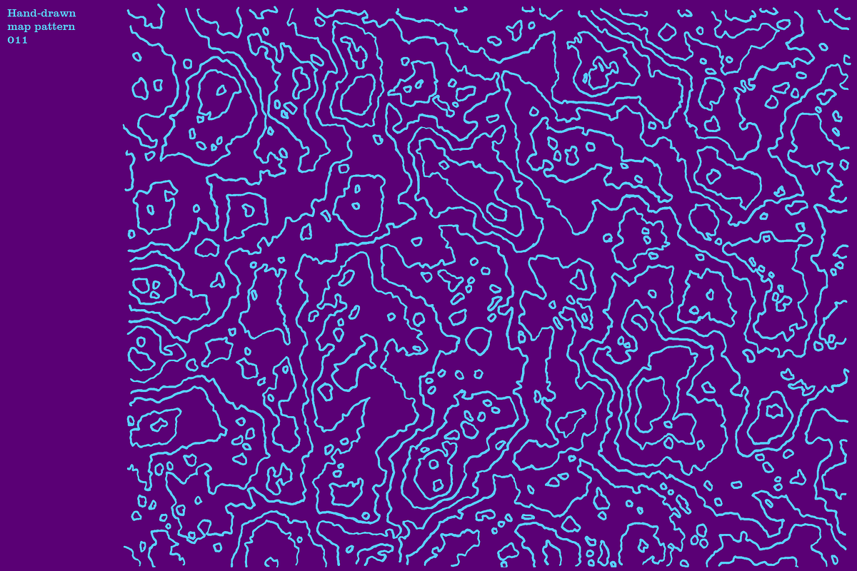 The Shop | Hand-drawn vector map patterns