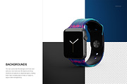 Apple Watch Band Mockup Set, a Wearable Device Mockup by creatsy2 (Thumbnail 10 of 12)