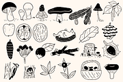 Ink Forest: Botanicals & Characters, an Animal Illustration by Schumacher Shop (Thumbnail 3 of 19)
