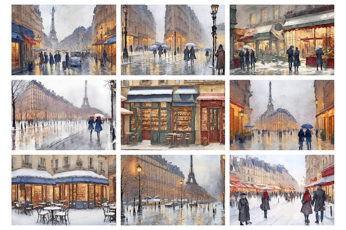 Paris Landscape, a Background Graphic by by creative paper (Photo 11 of 13)
