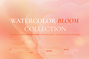 Blurry Florals Abstract Graphics, an Object Illustration by VectorBird (Thumbnail 1 of 7)