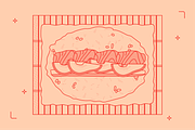 Sushi Vector Food Illustrations, a Food Illustration by TheFoodAtlas (Thumbnail 14 of 15)