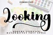 Looking, a Handwritten Font by InermediaSTUDIO (Thumbnail 1 of 7)