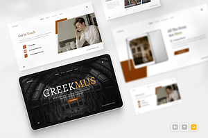 Museum Presentation Google Slide, a Presentation Template by Annora Studio