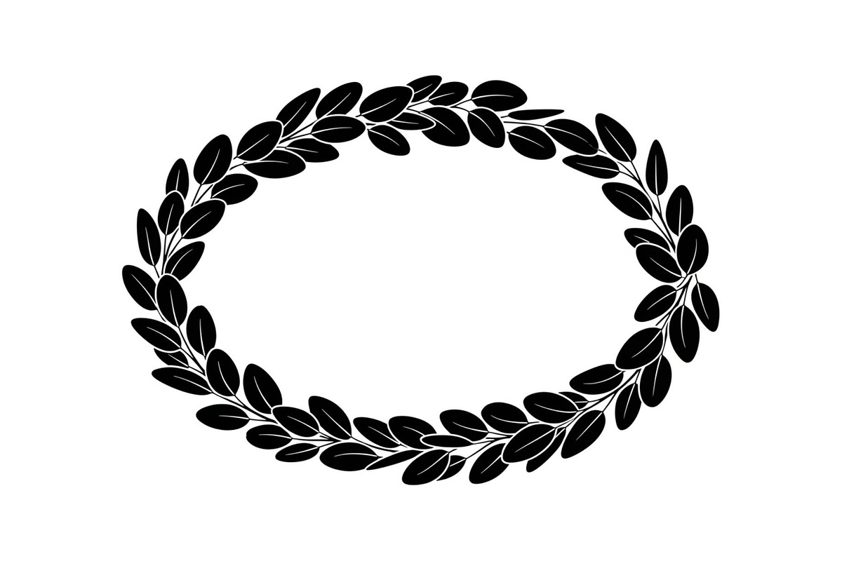 Botanical Oval Wreath Frame Bundle, an Illustration by Designer_Momina (Photo 27 of 51)