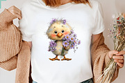 Summer Funny Chick Clipart, an Illustration by CreationArt (Thumbnail 4 of 7)