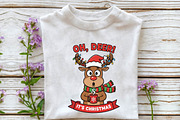 Oh, Deer! It's Christmas Sublimation, an Illustration by DreamPrint404 (Thumbnail 3 of 7)