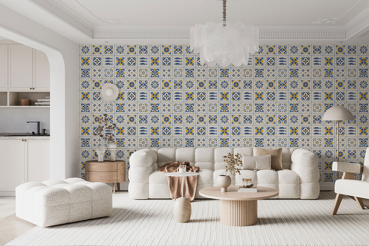 Azulejo Portugal | Tiles & Patterns, an Object Graphic by KetteCreate (Photo 2 of 16)