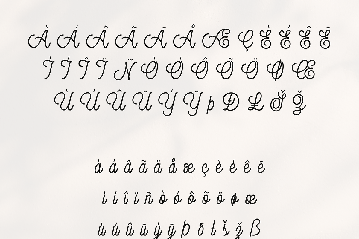 Nancy – Charming Monoline Script Fon, a Handwritten Font by Creative Foundry (Photo 7 of 8)