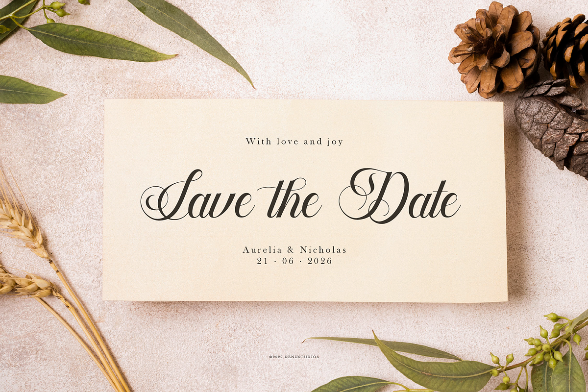 Artho Willians | Beauty Calligraphy, a Font by Denustudios (Photo 2 of 12)