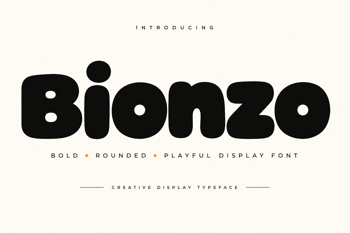 Bionzo _ Display Font, a Script Font by Wow Magic (Photo 1 of 5)