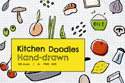 Kitchen Doodles - Illustration Set, a Food Illustration by Marinastu (Thumbnail 1 of 6)