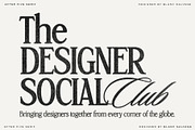After Five Luxury Serif, a Serif Font by Blanc Salváge (Thumbnail 7 of 9)