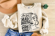 Mad Hustle and Dope Soul png, Woman, an Illustration by SharpMarketplace (Thumbnail 8 of 9)