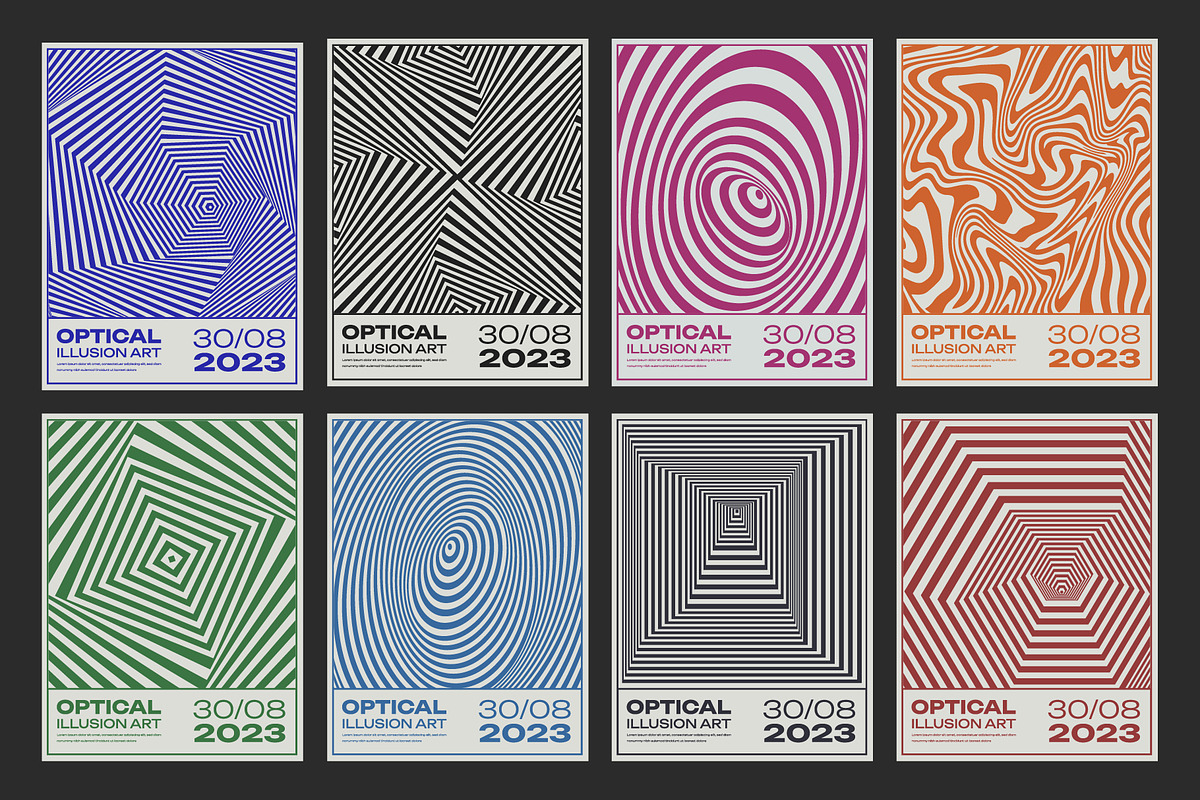56 MODERN GEOMETRIC POSTERS, a Texture Graphic by craftlove (Photo 3 of 10)