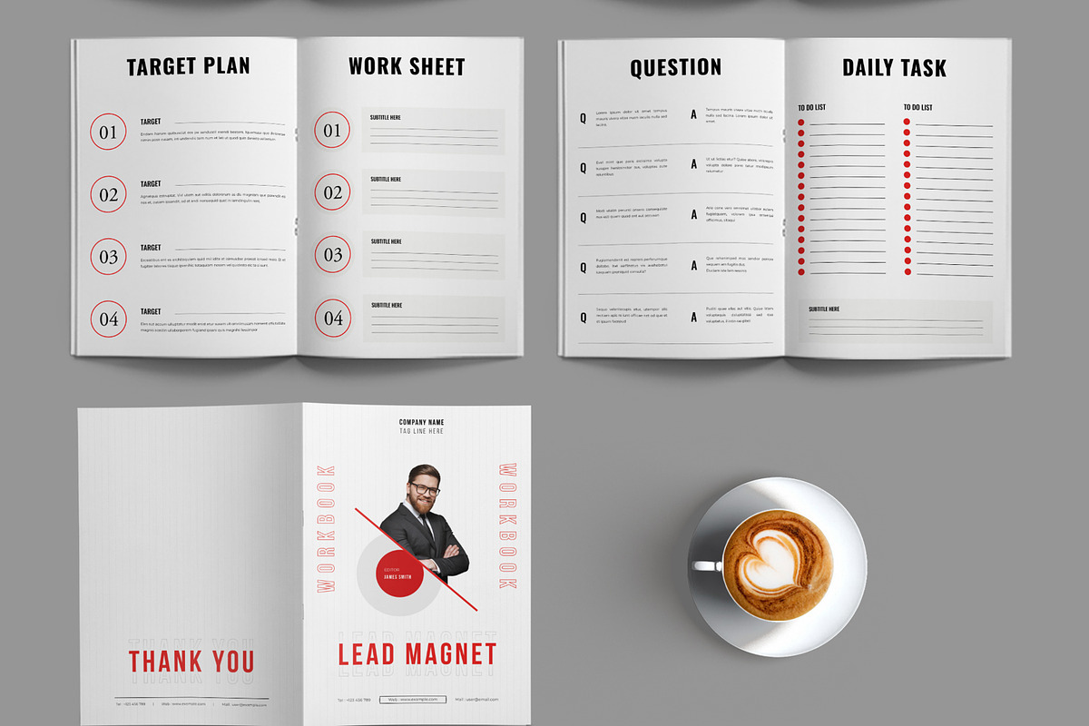 Lead Magnet Workbook Template, a Stationery Template by ContestDesign (Photo 3 of 3)