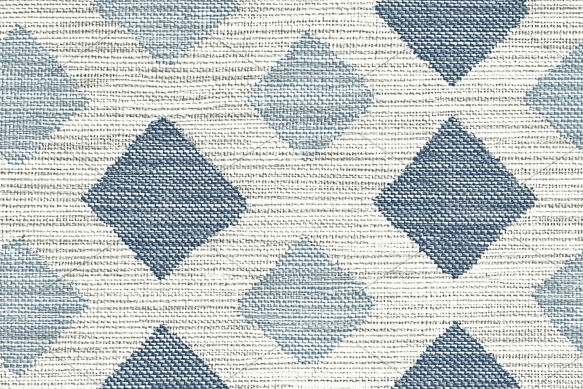 Seamless pattern blue and light blue diamond patterns creating a, a Pattern Graphic by Studio ANNA