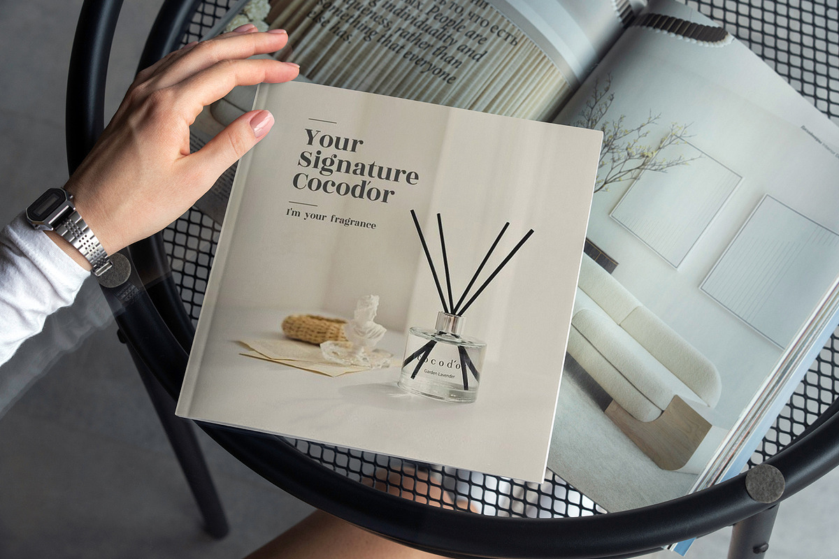 Square Brochure Mockups, a Print Template by Dikarte.Store (Photo 6 of 13)