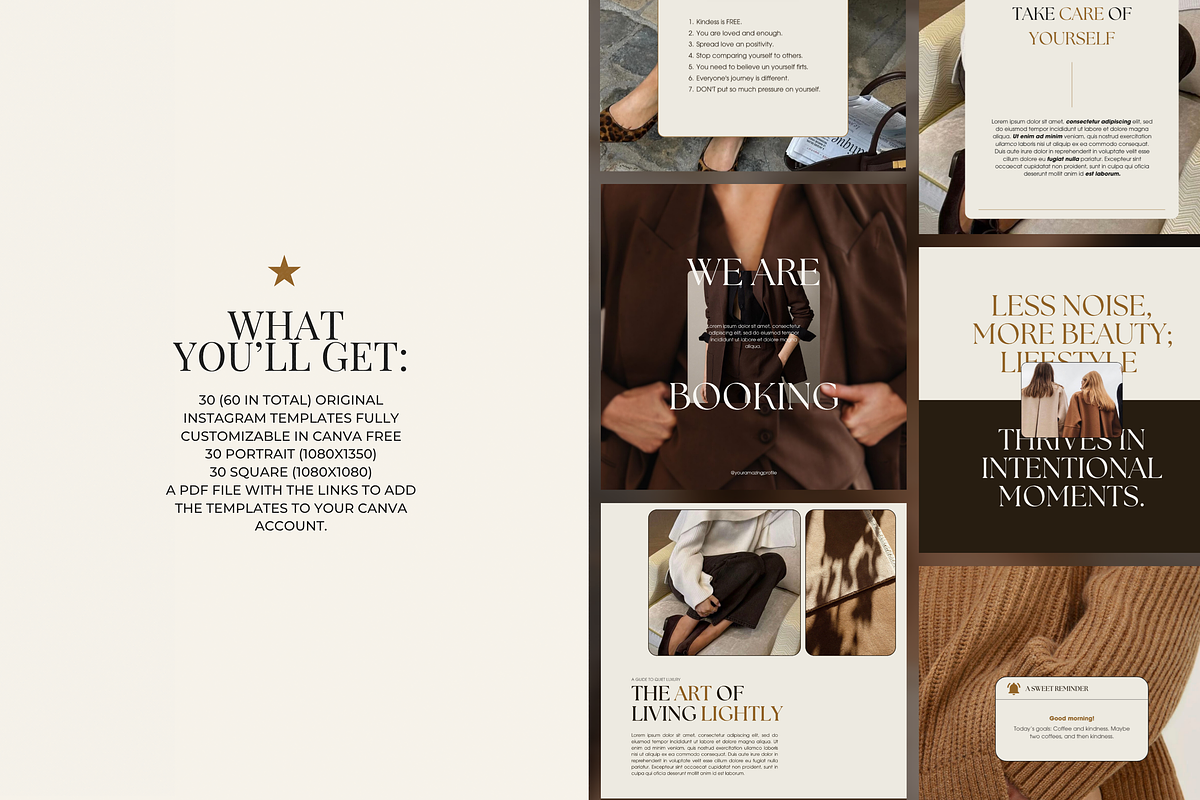 SIENNA | Instagram Templates, a Social Media Template by Ad Astra Creations (Photo 3 of 5)