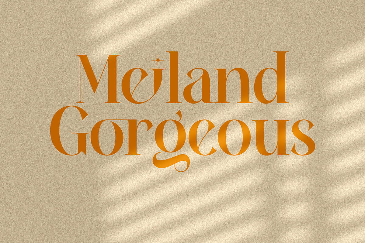 Meiland Gorgeous, a Serif Font by INKSUN™ (Photo 1 of 9)