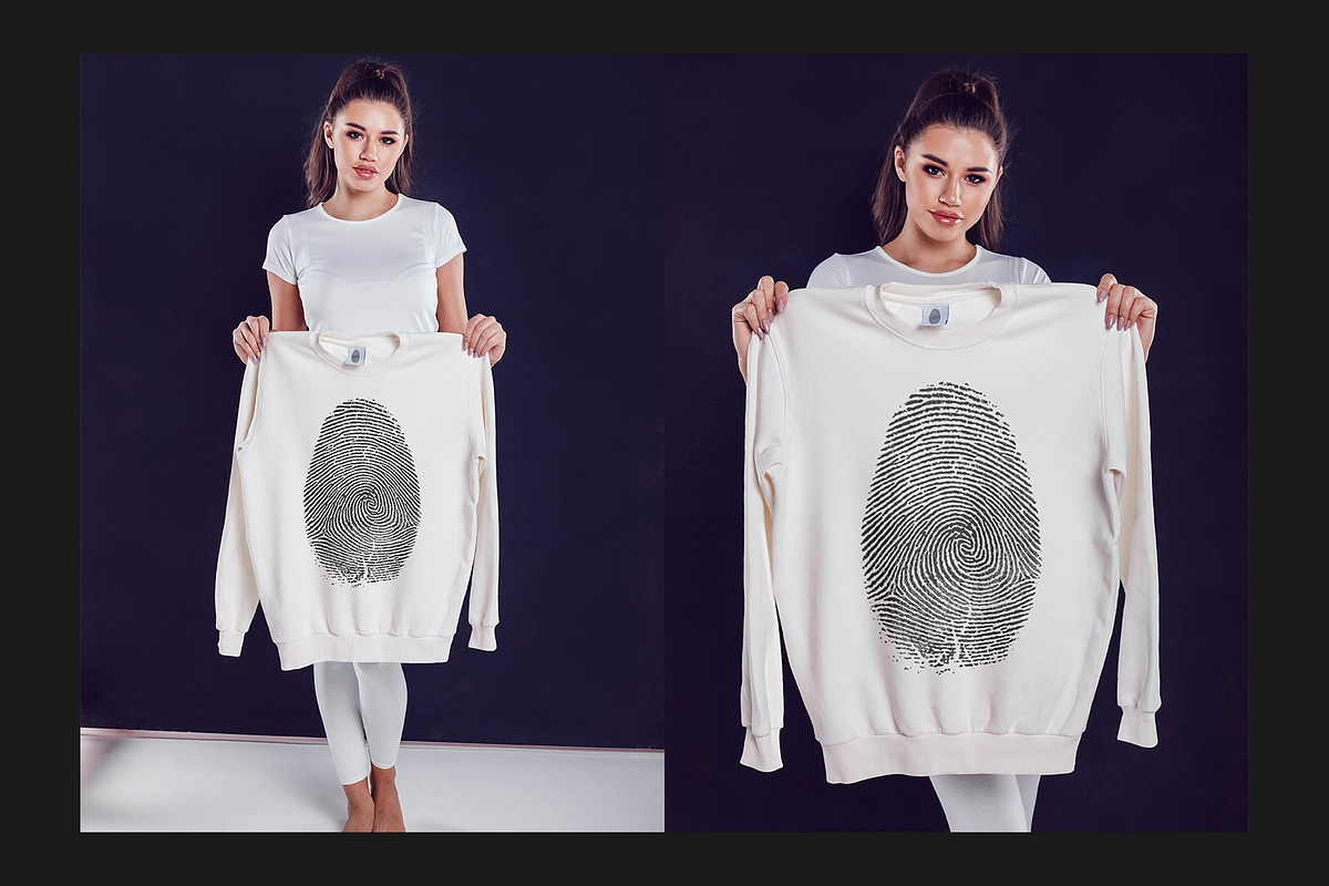 Sweatshirt Mock-Up Set, a Hoody Mockup by Freeman Studio (Photo 8 of 16)