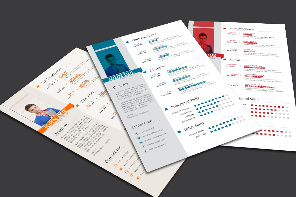 Clean Resume + Cover letter, a Resume Template by sz81 (Photo 1 of 5)
