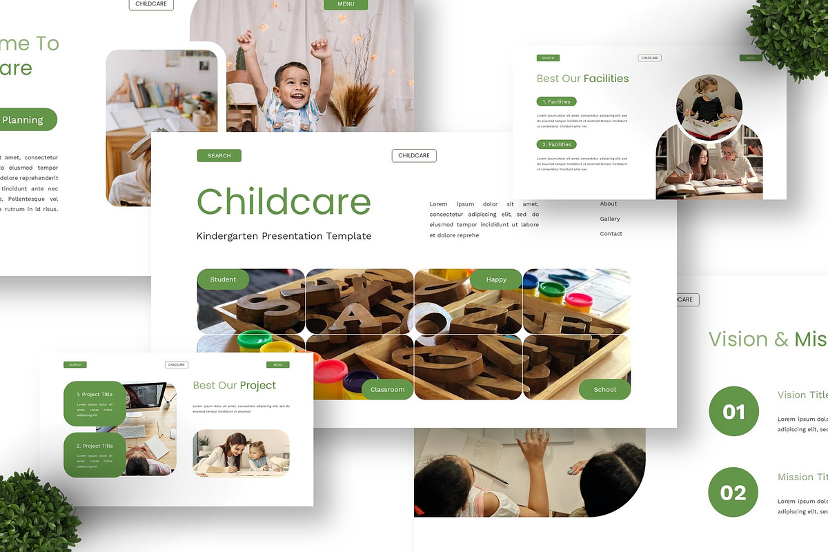 Childcare - Kindergarten Powerpoint preview 4