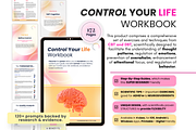 Self-Care & Anxiety Stress Control, a Print Template by PlannersByBee (Thumbnail 1 of 3)