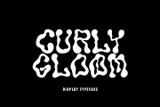 Curly Gloom - Typeface DISC 30%, a Font by HeyFonts (Thumbnail 1 of 9)
