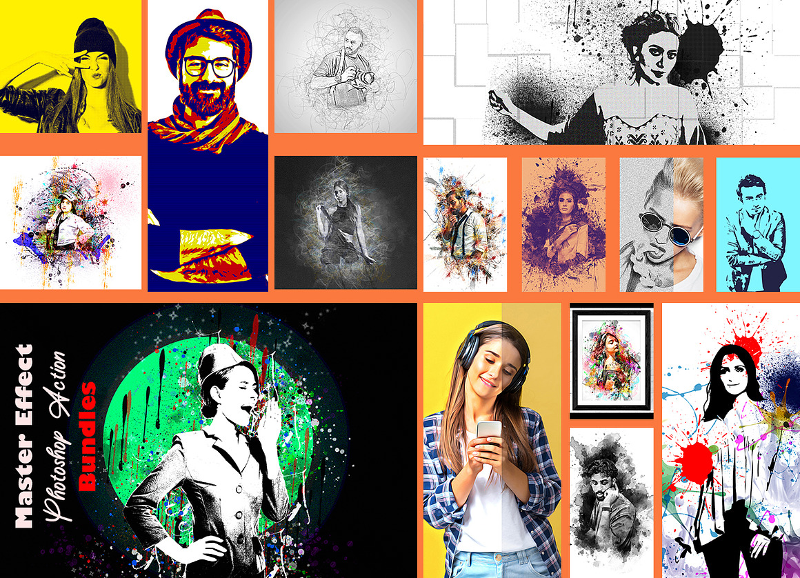 Master Effect  PS Action Bundle, an Action Add-On by Studio Retouch (Photo 1 of 31)