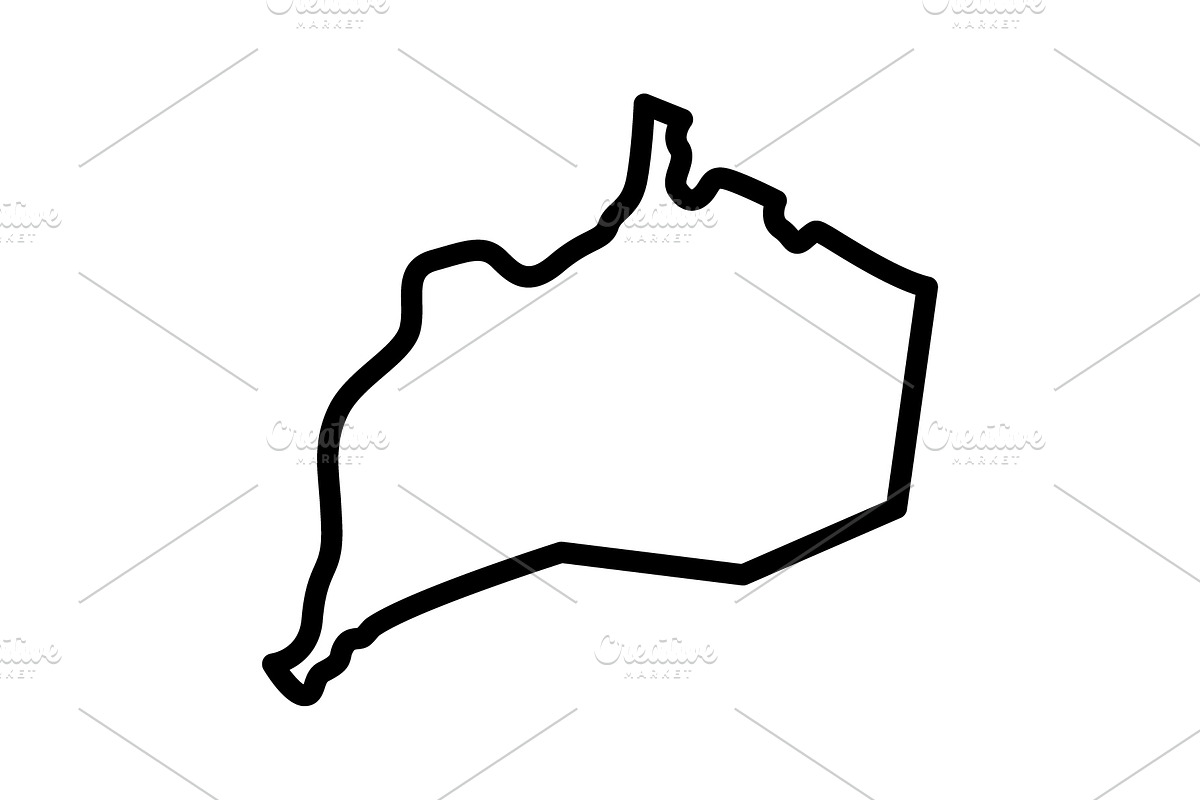 Louisville map black icon, an Outline Icon by Creative priyanka