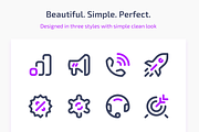 Liquid Icon Set 100+ in three styles, an Outline Icon by iconland (Thumbnail 5 of 7)