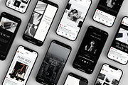 Monochrome Modern Social Templates, a Templates & Theme by Amado Brand Design Studio (Thumbnail 2 of 6)
