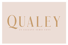 Qualey - Elegant Serif Font
