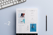Blog Media Kit | Two Pages, a Resume Template by Blogger Kit Co. (Thumbnail 6 of 6)